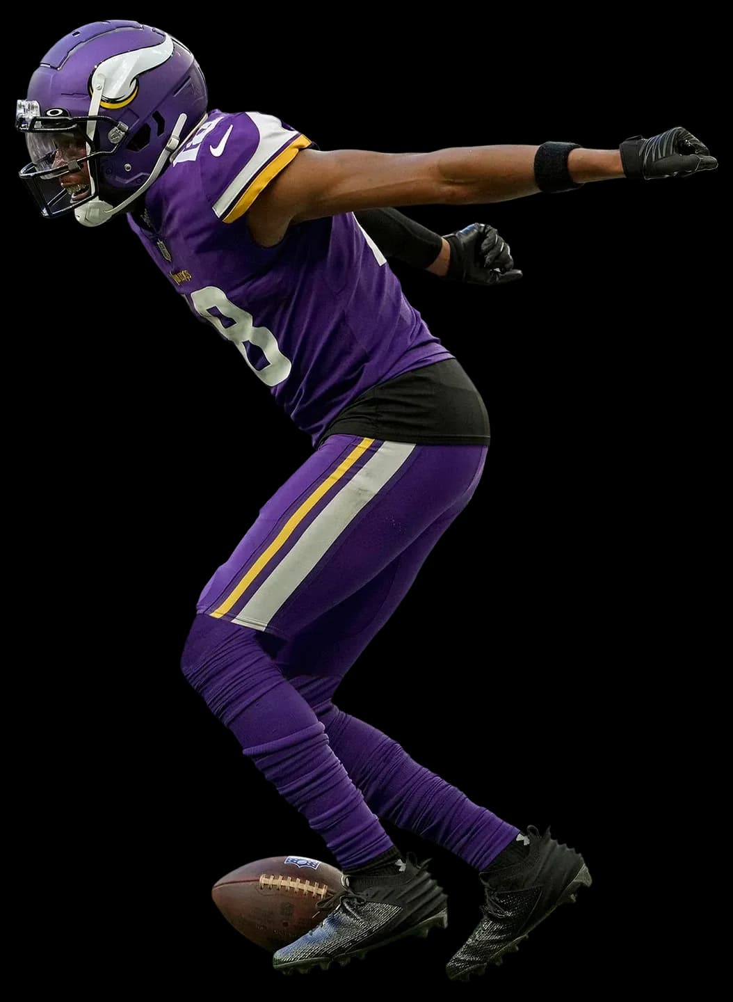 Justin Jefferson hitting the Griddy